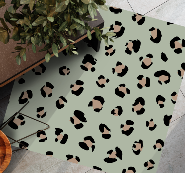 Tapete vinílico estampa de animal pele de leopardo - TenStickers