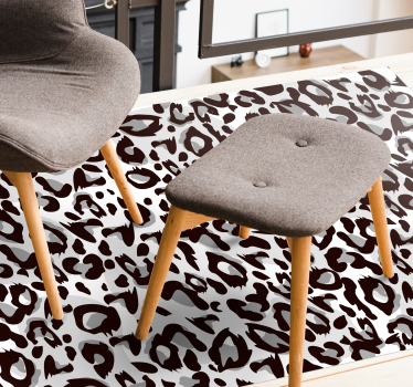 Tapete vinílico estampa de animal traços de leopardo - TenStickers