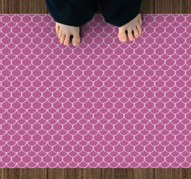 Tapete vinílico estampa de animal padrão pink concha - TenStickers