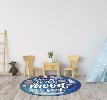 Tapete vinílico frases e textos design circular celestial - TenStickers