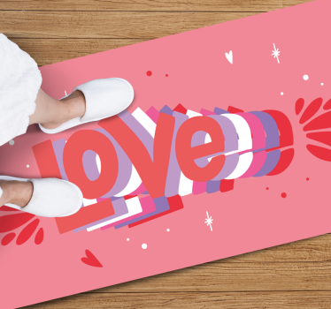 Tapete vinílico frases e textos carta de amor descolada - TenStickers