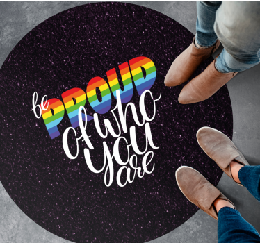 Tapete vinílico frases e textos design de mensagem orgulhosa - TenStickers