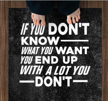 Tapete vinílico frases e textos sabe o que você - TenStickers