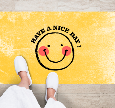 Tapete vinílico frases e textos tenha um bom dia! - TenStickers