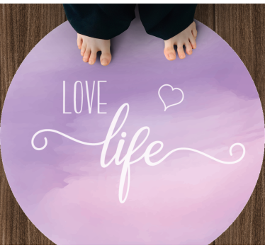 Tapete vinílico frases e textos valorize a vida - TenStickers