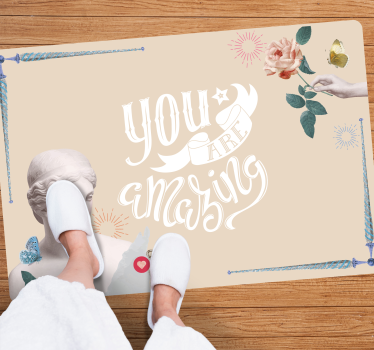 Tapete vinílico frases e textos você é incrível - TenStickers
