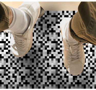 Tapete vinílico juvenil padrão pixelado - TenStickers