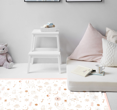 Tapete vinílico para bebés design minimalista celestial - TenStickers