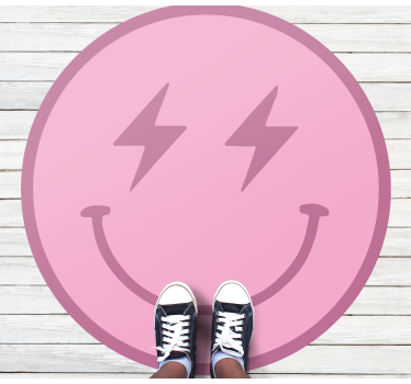 Tapete vinílico juvenil rosto sorriso eletrizante - TenStickers