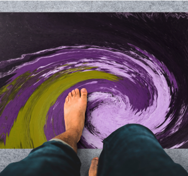 Tapete vinílico juvenil fluxos de cores em espiral - TenStickers