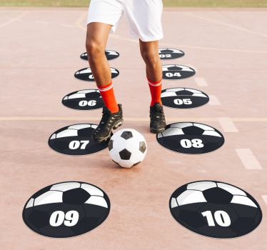 Tapete vinílico pacote de treinamento de futebol - TenStickers