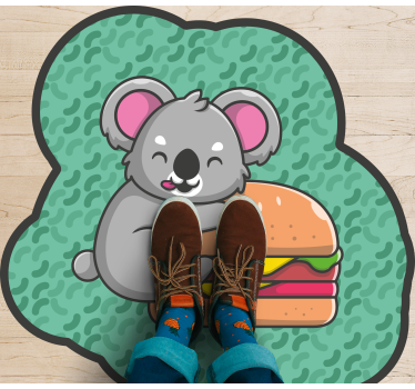 Tapete vinílico para bebés lanche fofo de coala - TenStickers
