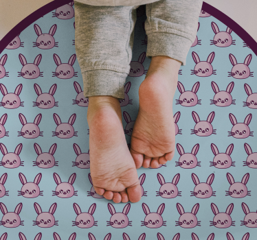 Tapete vinílico para bebés playground de coelho - TenStickers