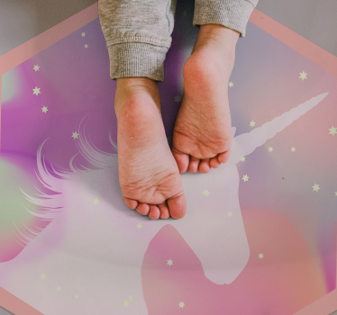 Tapete vinílico para bebés unicórnio mítico - TenStickers