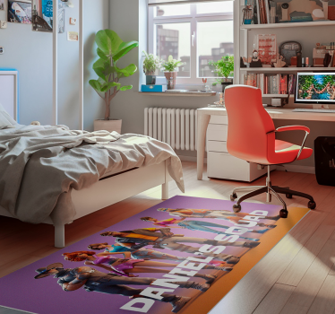 Tapete vinílico para quarto grupo de Personagens - TenStickers