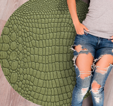 Tapete vinílico estampa de animal pele de crocodilo natural - TenStickers