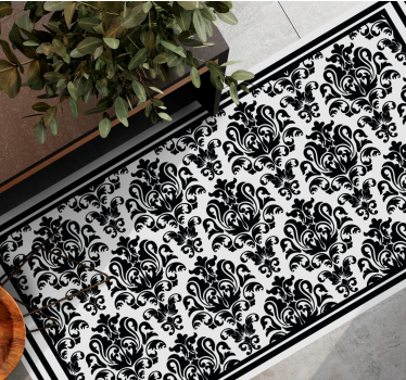 Tapete vinílico retro elegância barroca - TenStickers