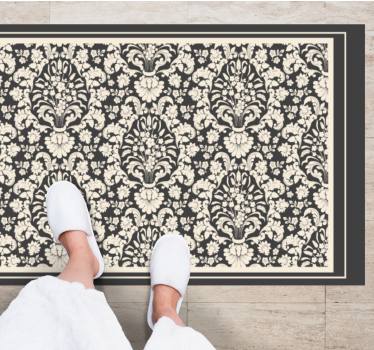 Tapete vinílico vintage elegante característica botânica - TenStickers