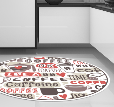 Tapetes de vinil com tema café - TenStickers