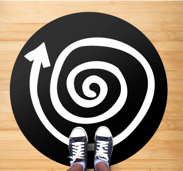 Tapetes em espiral para adolescentes para quartos - TenStickers