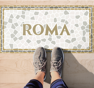 Tapetes personalizados em mosaico romano de roma - TenStickers