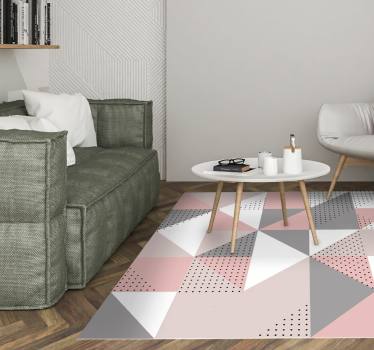 Triângulos nórdicos pastel tapetes de estilo nórdico - TenStickers