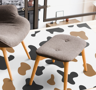Vaca manchas tapete de vinil com estampa animal - TenStickers