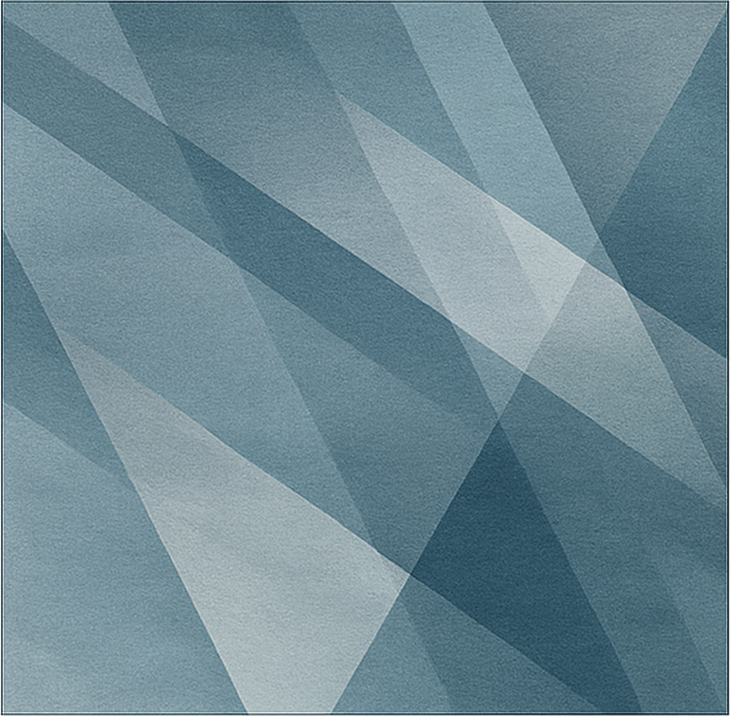 Tapete vinílico para sala de jantar gradiente geométrico abstrato - TenStickers