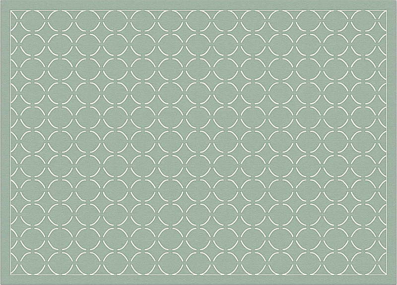 Tapete vinílico cozinha em treliça celadon suave - TenStickers