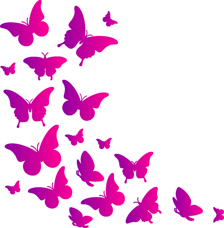 Tapete vinílico de animais borboleta de janela - TenStickers