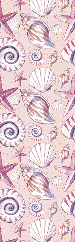 Tapete vinílico de animais vida marinha - TenStickers