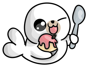 Tapete vinílico de animais foca bebê anime - TenStickers