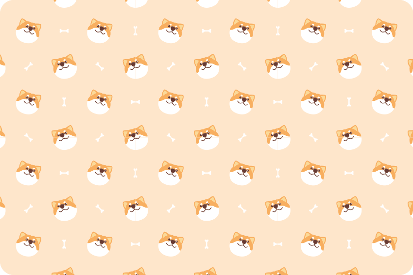 Tapete vinílico de animais com rosto de cachorro fofo - TenStickers