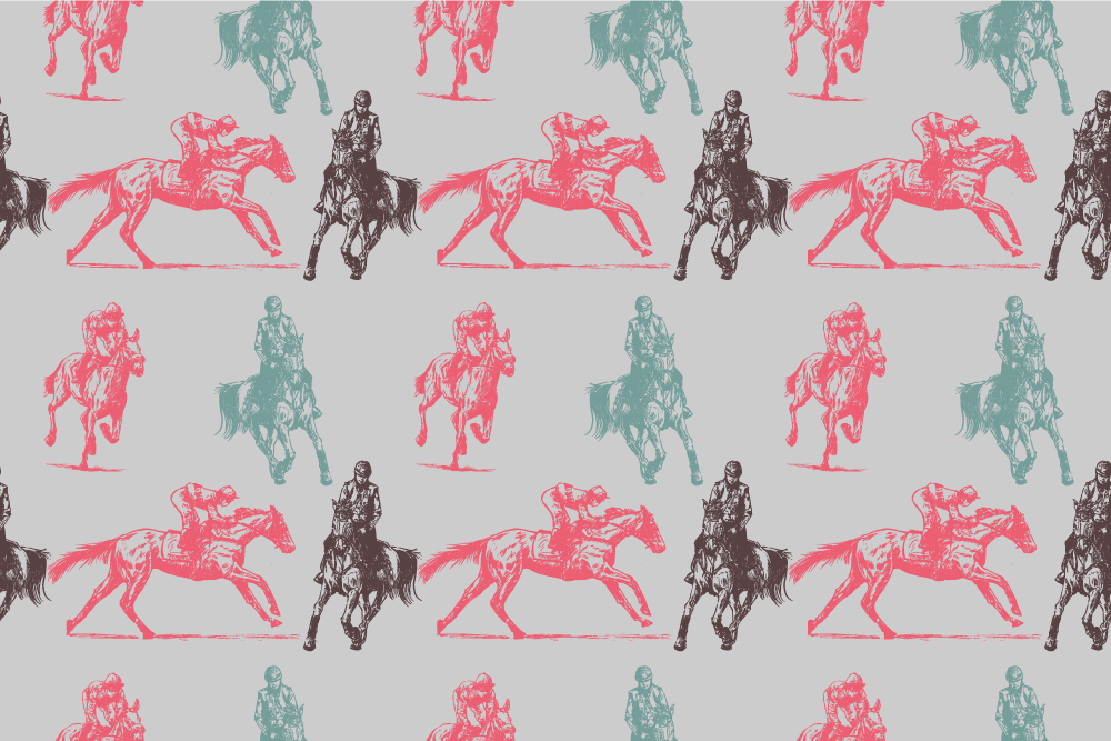 Tapete vinílico de animais padrão casa do oeste - TenStickers