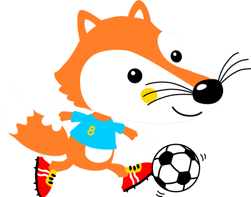 Tapete vinílico de animais raposa fantástica - TenStickers