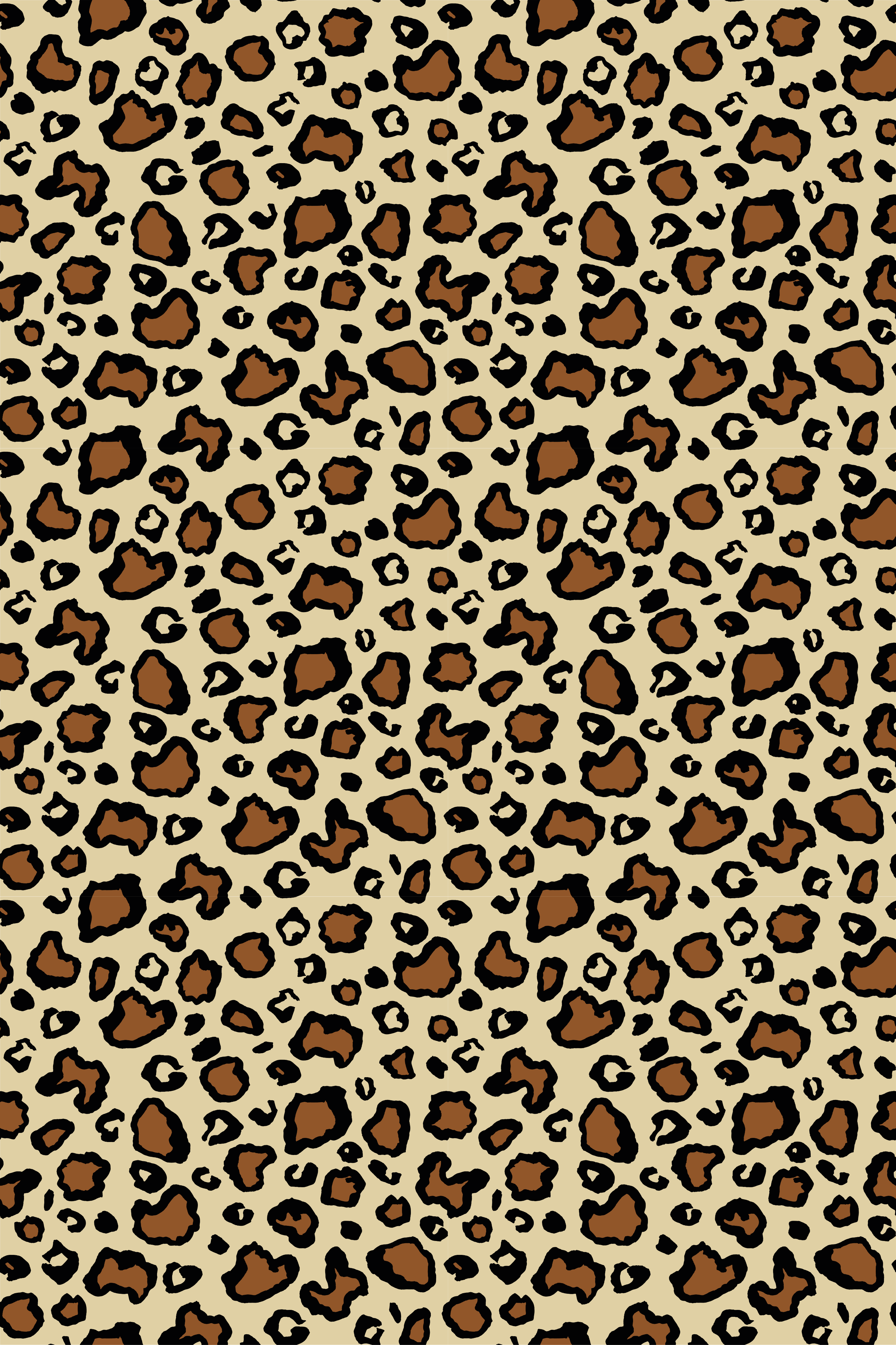 Tapete vinílico de animais estampa leopardo clássica - TenStickers