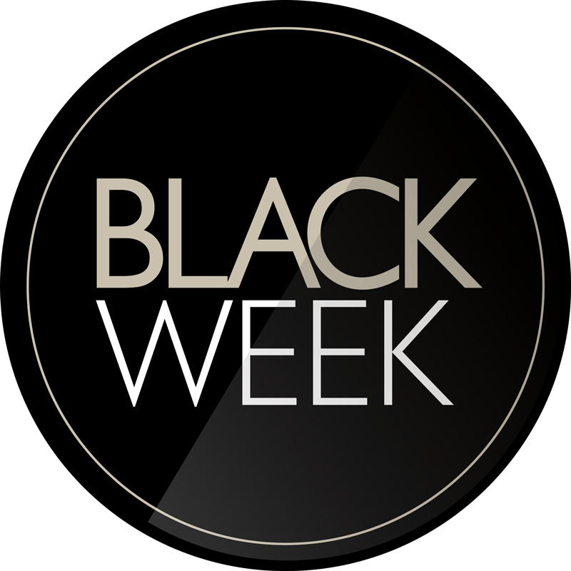 Tapete em vinil black friday promoção semana negra - TenStickers