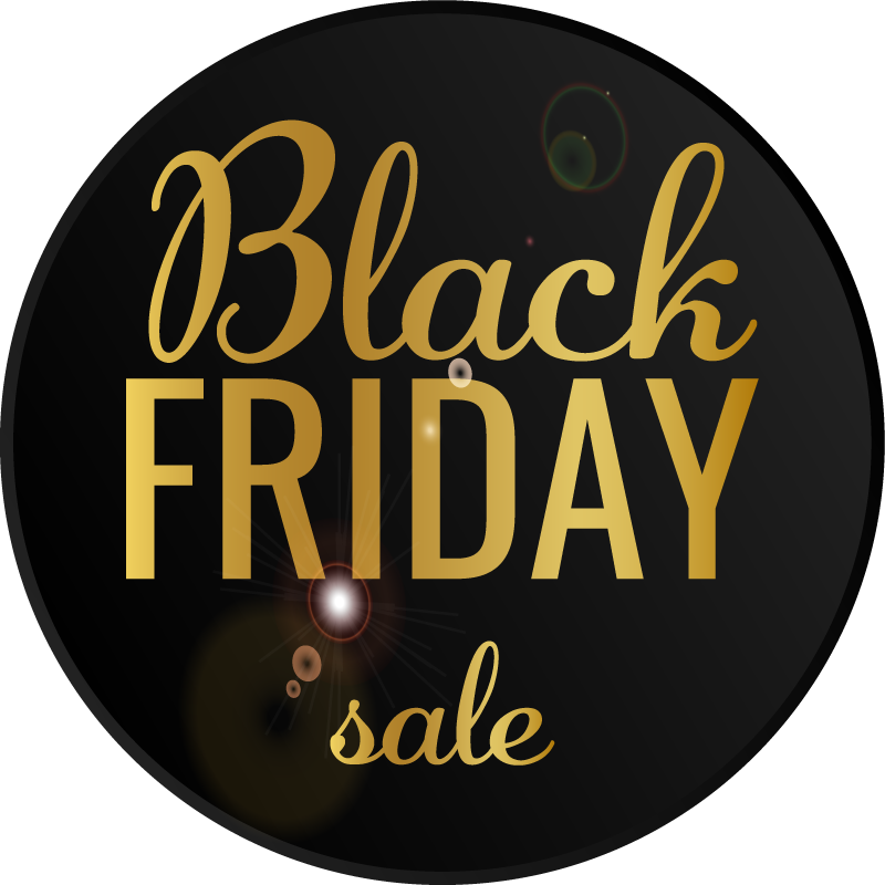 Tapete em vinil black friday venda elegante - TenStickers