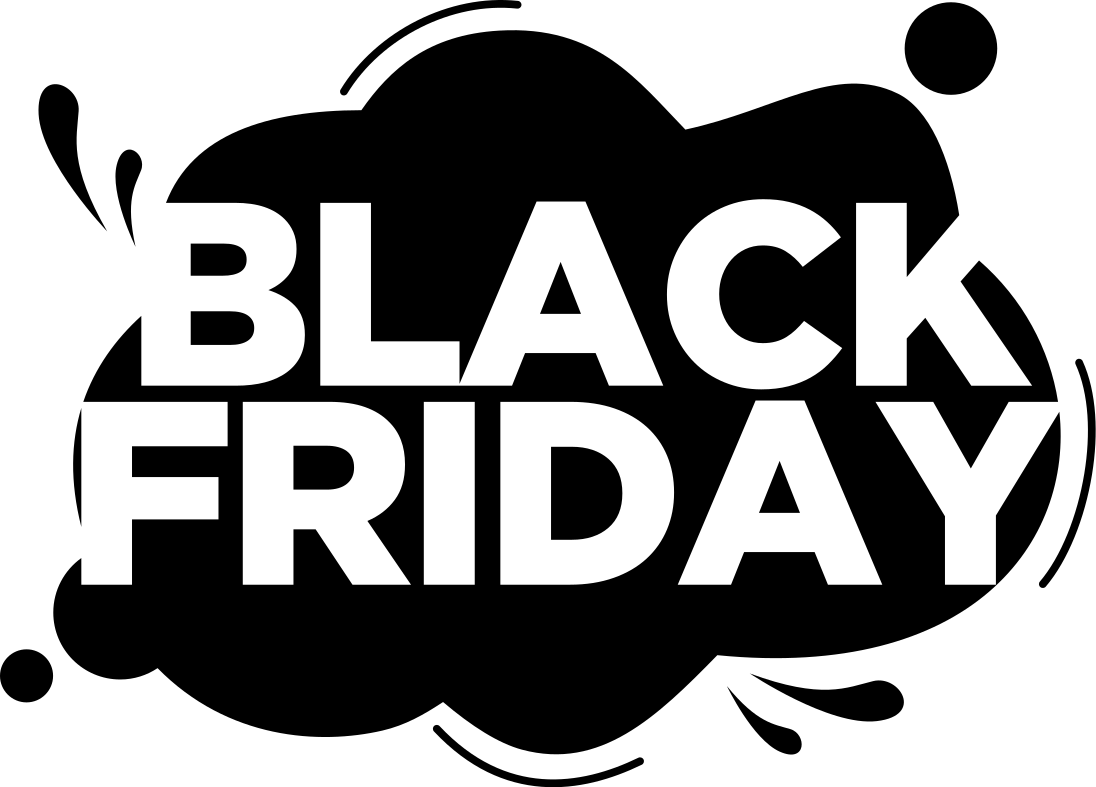 Tapete em vinil black friday respingo de tinta - TenStickers