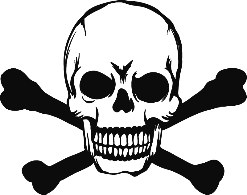 Tapete vinílico halloween crânio para carro - TenStickers