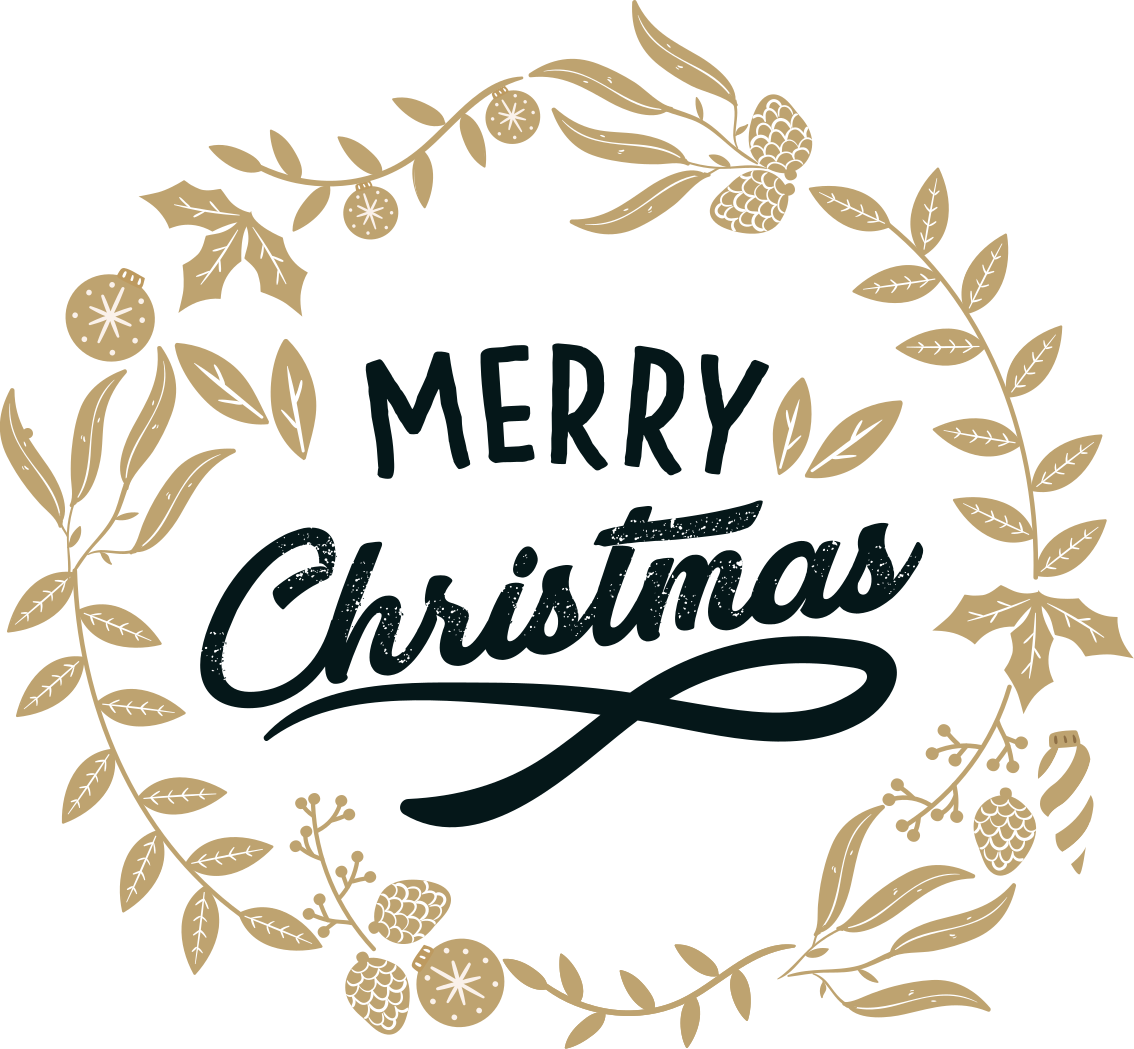 Tapete vinílico do natal bordado floral - TenStickers