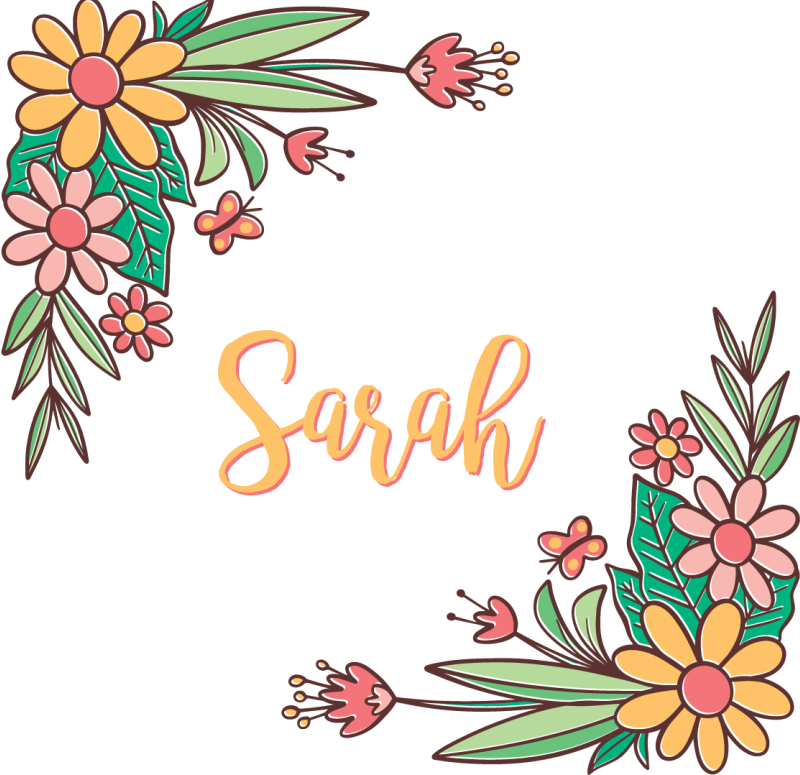Tapete vinílico flores e plantas com design personalizável - TenStickers