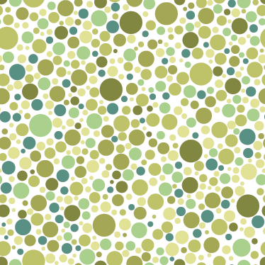 Tapete vinílico para sala de jantar com bolinhas verdes - TenStickers