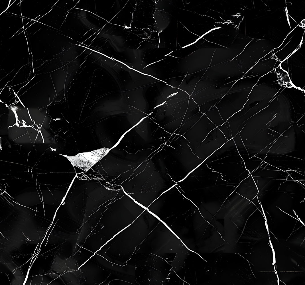 Tapete vinílico para sala de jantar mármore negro para mesa - TenStickers