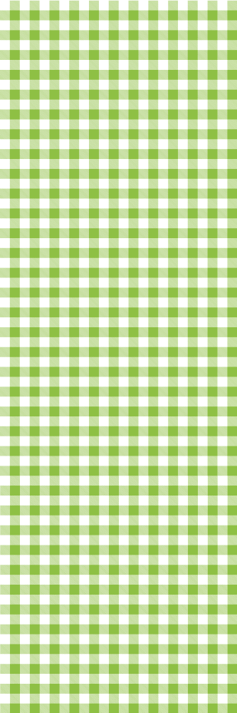 Tapete vinílico cozinha com estampa xadrez verde - TenStickers