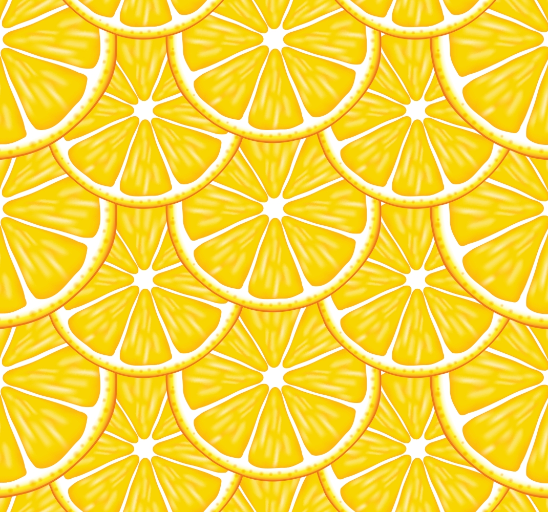 Tapete vinílico cozinha padrão laranja - TenStickers