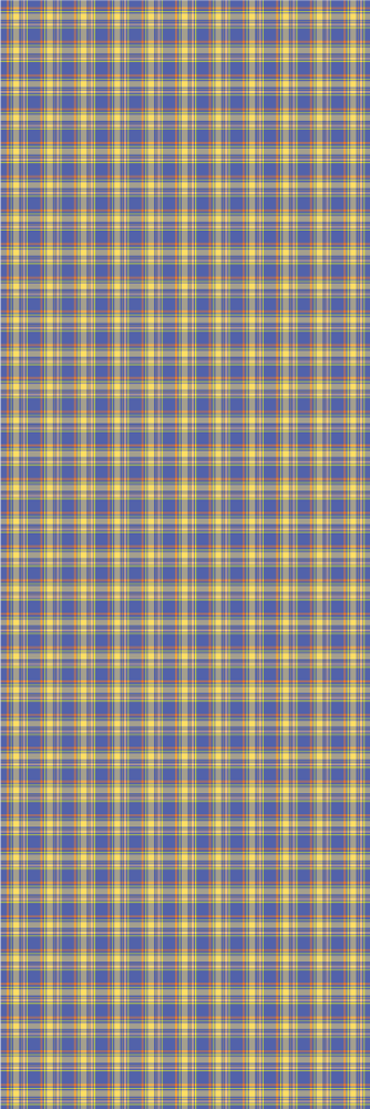 Tapete vinílico cozinha padrão tartan xadrez azul - TenStickers