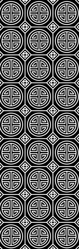 Tapete vinílico casa de banho minimalismo japonês - TenStickers