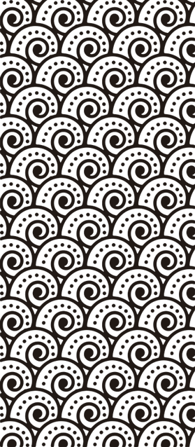 Tapete vinílico casa de banho efeito tsunami - TenStickers