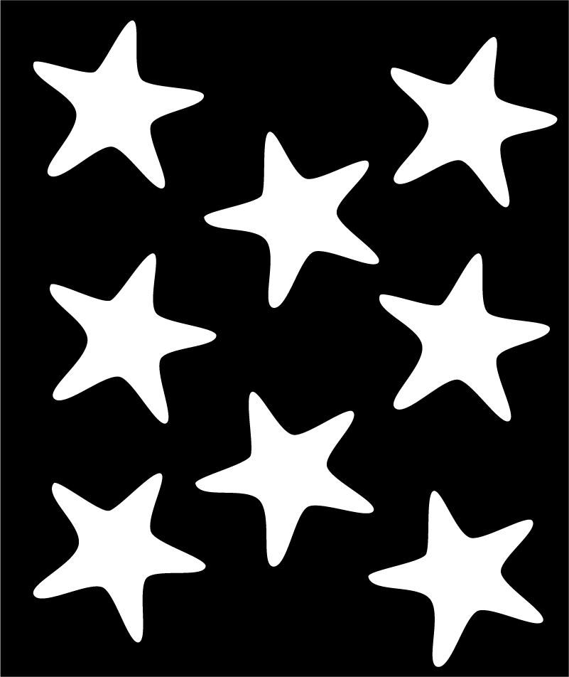 Tapete vinílico casa de banho estrelas do mar - TenStickers